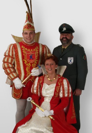 Prinzenpaar 2006/2007 Fred & Marlies & Prinzenpaarfhrer Jrgen